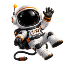 Mascotte astronaute atlinker